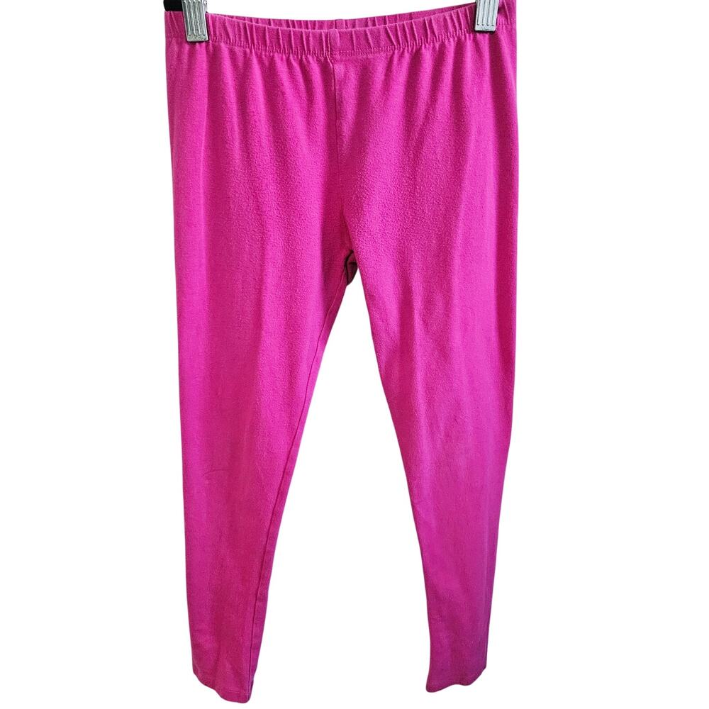 Children's Place Kids L Hot Pink Solid Leggings Classic Everyday Basic School